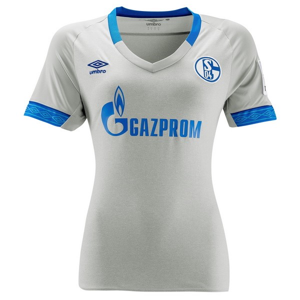 Camiseta Schalke 04 2ª Mujer 2018-2019 Gris